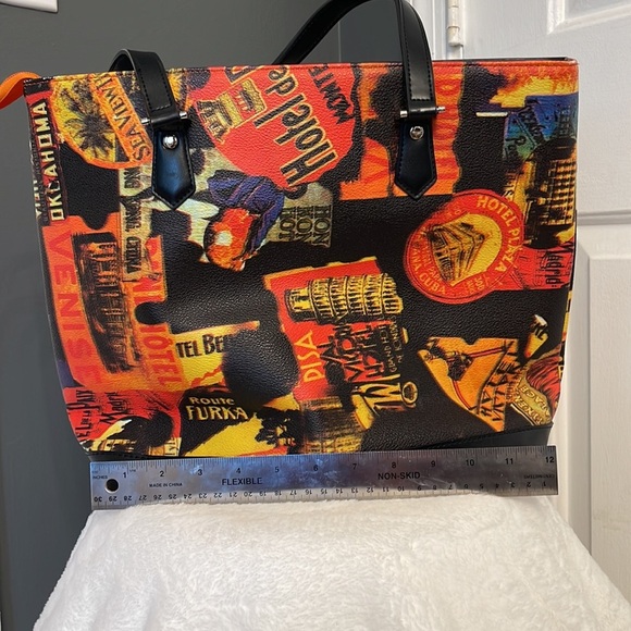 Vintage Sydney Love Classic Hotel Tote Purse - Colorful Retro Design - Picture 6 of 10